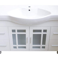 Load image into Gallery viewer, Bellaterra Home Vanity BellaTerra Home 48 in Single Sink Vanity-Wood-White 203138-WH