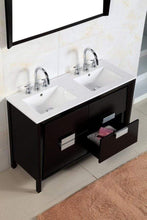 Load image into Gallery viewer, Bellaterra Home Vanity BellaTerra Home 48-inch Double Sink Vanity 500410-ES-WH-48D