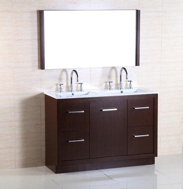 Bellaterra Home Vanity BellaTerra Home 48-inch Double Sink Vanity 502001A-48D