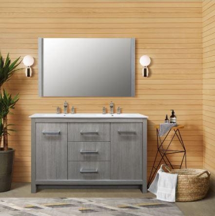 Bellaterra Home Vanity BellaTerra Home 48-inch Double Sink Vanity 502001B-48D