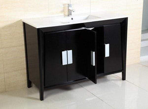 Bellaterra Home Vanity BellaTerra Home 48-inch Single Sink Vanity 500410D-ES-WH-48S
