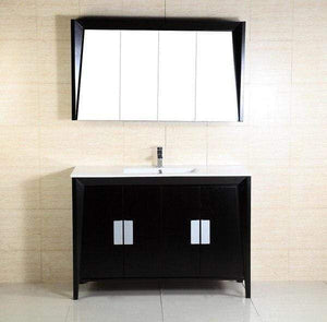 Bellaterra Home Vanity BellaTerra Home 48-inch Single Sink Vanity 500410D-ES-WH-48S
