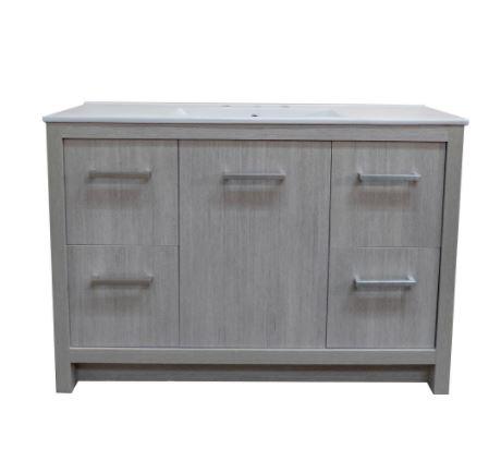 Bellaterra Home Vanity BellaTerra Home 48-inch Single Sink Vanity 502001B-48S