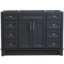 Load image into Gallery viewer, Bellaterra Home Vanity BellaTerra Home 48&quot; Single sink vanity in Dark Gray finish - cabinet only 400700-48S-DG
