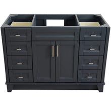 Load image into Gallery viewer, Bellaterra Home Vanity BellaTerra Home 48&quot; Single sink vanity in Dark Gray finish - cabinet only 400700-48S-DG