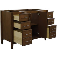 Load image into Gallery viewer, Bellaterra Home Vanity BellaTerra Home 48&quot; Single sink vanity in Walnut finish - cabinet only 400901-48S-WA