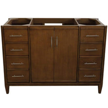 Load image into Gallery viewer, Bellaterra Home Vanity BellaTerra Home 48&quot; Single sink vanity in Walnut finish - cabinet only 400901-48S-WA