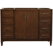 Load image into Gallery viewer, Bellaterra Home Vanity BellaTerra Home 48&quot; Single sink vanity in Walnut finish - cabinet only 400901-48S-WA