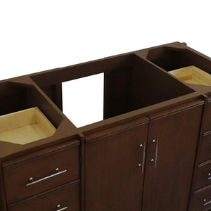 Bellaterra Home Vanity BellaTerra Home 48" Single sink vanity in Walnut finish - cabinet only 400901-48S-WA
