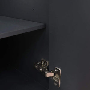 Bellaterra Home Vanity BellaTerra Home 48" Single vanity in Dark Gray- cabinet only 400800-48S-DG