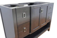 Load image into Gallery viewer, Bellaterra Home Vanity BellaTerra Home 48&quot; Single vanity in Silvery Brown finish - cabinet only 400300-SB