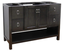 Load image into Gallery viewer, Bellaterra Home Vanity BellaTerra Home 48&quot; Single vanity in Silvery Brown finish - cabinet only 400300-SB