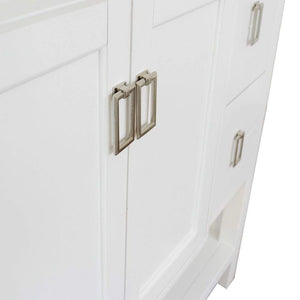 Bellaterra Home Vanity BellaTerra Home 48" Single vanity in White finish - cabinet only 400300-WH