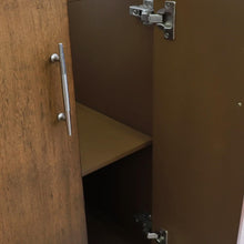 Load image into Gallery viewer, Bellaterra Home Vanity BellaTerra Home 49&quot; Double sink vanity in Walnut finish with Black galaxy granite and rectangle sink 400901-49D-WA-BGR