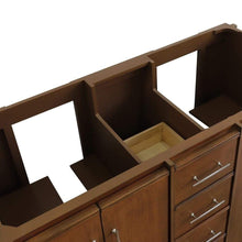 Load image into Gallery viewer, Bellaterra Home Vanity BellaTerra Home 49&quot; Double sink vanity in Walnut finish with White carrara marble and oval sink 400901-49D-WA-WMO