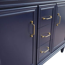 Load image into Gallery viewer, Bellaterra Home Vanity BellaTerra Home 49&quot; Double vanity in Blue finish with White Carrara and rectangle sink 400800-49D-BU-WMR