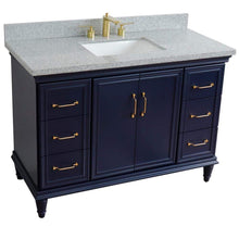 Load image into Gallery viewer, Bellaterra Home Vanity BellaTerra Home 49&quot; Single sink vanity in Blue finish with Gray granite and rectangle sink 400800-49S-BU-GYR