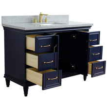 Load image into Gallery viewer, Bellaterra Home Vanity BellaTerra Home 49&quot; Single sink vanity in Blue finish with Gray granite and rectangle sink 400800-49S-BU-GYR