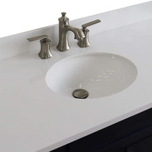 Load image into Gallery viewer, Bellaterra Home Vanity BellaTerra Home 49&quot; Single sink vanity in Blue finish with White quartz and and oval sink 400700-49S-BU-WEO