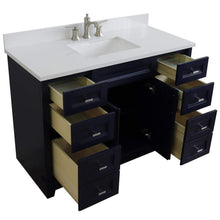 Load image into Gallery viewer, Bellaterra Home Vanity BellaTerra Home 49&quot; Single sink vanity in Blue finish with White quartz and rectangle sink 400700-49S-BU-WER