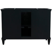 Load image into Gallery viewer, Bellaterra Home Vanity BellaTerra Home 49&quot; Single sink vanity in Dark Gray finish with Black galaxy granite and and oval sink 400800-49S-DG-BGO