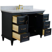 Load image into Gallery viewer, Bellaterra Home Vanity BellaTerra Home 49&quot; Single sink vanity in Dark Gray finish with Gray granite and and oval sink 400800-49S-DG-GYO