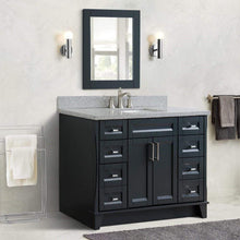 Load image into Gallery viewer, Bellaterra Home Vanity BellaTerra Home 49&quot; Single sink vanity in Dark Gray finish with Gray granite and rectangle sink 400700-49S-DG-GYR