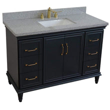 Load image into Gallery viewer, Bellaterra Home Vanity BellaTerra Home 49&quot; Single sink vanity in Dark Gray finish with Gray granite and rectangle sink 400800-49S-DG-GYR