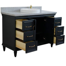 Load image into Gallery viewer, Bellaterra Home Vanity BellaTerra Home 49&quot; Single sink vanity in Dark Gray finish with Gray granite and round sink 400800-49S-DG-GYRD