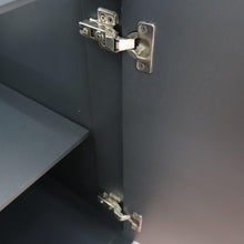 Load image into Gallery viewer, Bellaterra Home Vanity BellaTerra Home 49&quot; Single sink vanity in Dark Gray finish with White carrara marble and rectangle sink 400700-49S-DG-WMR