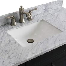 Load image into Gallery viewer, Bellaterra Home Vanity BellaTerra Home 49&quot; Single sink vanity in Dark Gray finish with White carrara marble and rectangle sink 400700-49S-DG-WMR