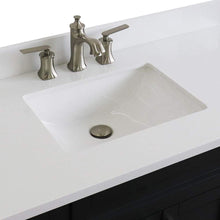 Load image into Gallery viewer, Bellaterra Home Vanity BellaTerra Home 49&quot; Single sink vanity in Dark Gray finish with White quartz and rectangle sink 400700-49S-DG-WER