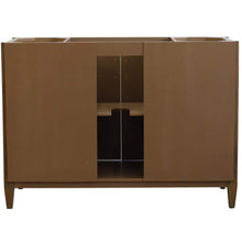 Load image into Gallery viewer, Bellaterra Home Vanity BellaTerra Home 49&quot; Single sink vanity in Walnut finish with Black galaxy granite and round sink 400901-49S-WA-BGRD