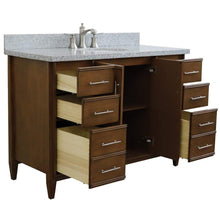 Load image into Gallery viewer, Bellaterra Home Vanity BellaTerra Home 49&quot; Single sink vanity in Walnut finish with Gray granite and oval sink 400901-49S-WA-GYO