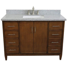 Load image into Gallery viewer, Bellaterra Home Vanity BellaTerra Home 49&quot; Single sink vanity in Walnut finish with Gray granite and rectangle sink 400901-49S-WA-GYR