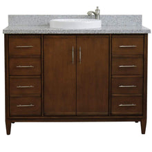 Load image into Gallery viewer, Bellaterra Home Vanity BellaTerra Home 49&quot; Single sink vanity in Walnut finish with Gray granite and round sink 400901-49S-WA-GYRD