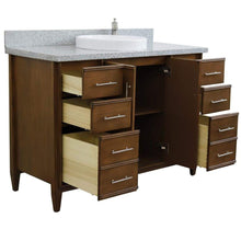 Load image into Gallery viewer, Bellaterra Home Vanity BellaTerra Home 49&quot; Single sink vanity in Walnut finish with Gray granite and round sink 400901-49S-WA-GYRD