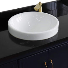 Load image into Gallery viewer, Bellaterra Home Vanity BellaTerra Home 49&quot; Single sink vanity in White finish with Black galaxy granite and and oval sink 400800-49S-WH-BGO 400800-49S-BU-BGRD
