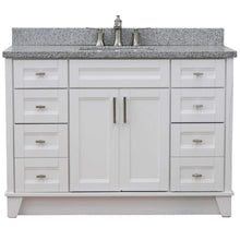 Load image into Gallery viewer, Bellaterra Home Vanity BellaTerra Home 49&quot; Single sink vanity in White finish with Gray granite and rectangle sink 400700-49S-WH-GYR