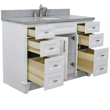Load image into Gallery viewer, Bellaterra Home Vanity BellaTerra Home 49&quot; Single sink vanity in White finish with Gray granite and rectangle sink 400700-49S-WH-GYR