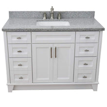 Load image into Gallery viewer, Bellaterra Home Vanity BellaTerra Home 49&quot; Single sink vanity in White finish with Gray granite and rectangle sink 400700-49S-WH-GYR