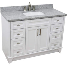 Load image into Gallery viewer, Bellaterra Home Vanity BellaTerra Home 49&quot; Single sink vanity in White finish with Gray granite and rectangle sink 400700-49S-WH-GYR