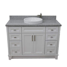 Load image into Gallery viewer, Bellaterra Home Vanity BellaTerra Home 49&quot; Single sink vanity in White finish with Gray granite and round sink 00700-49S-WH-GYRD