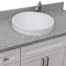 Load image into Gallery viewer, Bellaterra Home Vanity BellaTerra Home 49&quot; Single sink vanity in White finish with Gray granite and round sink 00700-49S-WH-GYRD