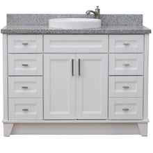 Load image into Gallery viewer, Bellaterra Home Vanity BellaTerra Home 49&quot; Single sink vanity in White finish with Gray granite and round sink 00700-49S-WH-GYRD