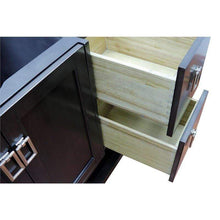 Load image into Gallery viewer, Bellaterra Home Vanity BellaTerra Home 49&quot; Single vanity in Silvery Brown finish with Black Galaxy top and Rectangle Sink 400300-SB-BGR