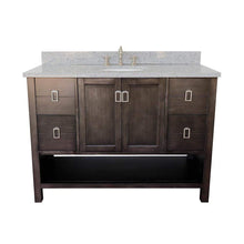 Load image into Gallery viewer, Bellaterra Home Vanity BellaTerra Home 49&quot; Single vanity in Silvery Brown finish with Gray granite top and Oval Sink 400300-SB-GYO