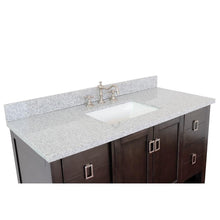 Load image into Gallery viewer, Bellaterra Home Vanity BellaTerra Home 49&quot; Single vanity in Silvery Brown finish with Gray granite top and Rectangle Sink 400300-SB-GYR