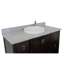 Load image into Gallery viewer, Bellaterra Home Vanity BellaTerra Home 49&quot; Single vanity in Silvery Brown finish with Gray granite top and Round Sink 400300-SB-GYRD