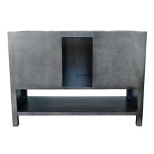 Load image into Gallery viewer, Bellaterra Home Vanity BellaTerra Home 49&quot; Single vanity in Silvery Brown finish with White Quartz top and Oval Sink 400300-SB-WEO